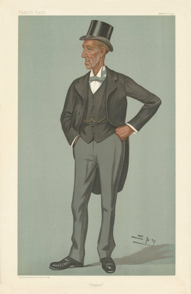 VANITY FAIR SPY CARTOON James Lowther 'Thanet' Kent. Politics 1900 old print